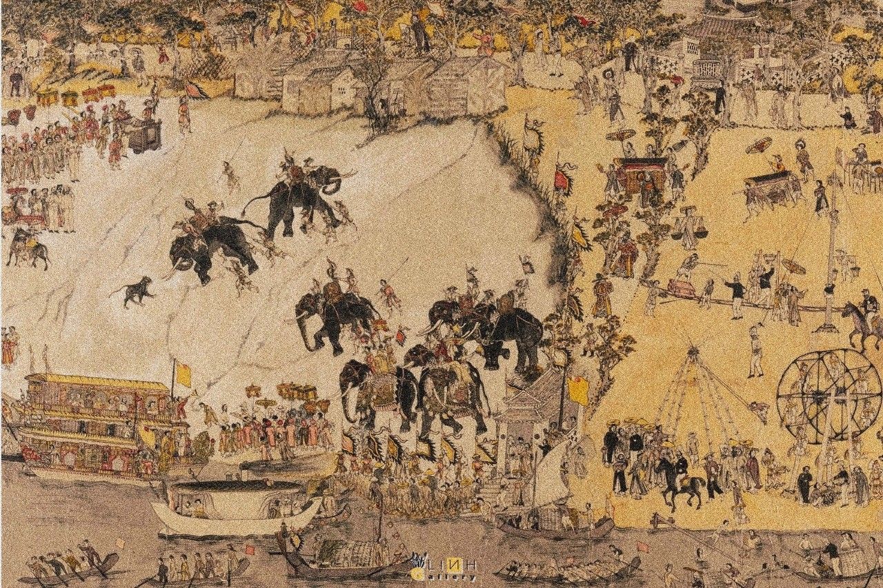 XUÂN XƯA TRONG TRANH THỜI NGUYỄN