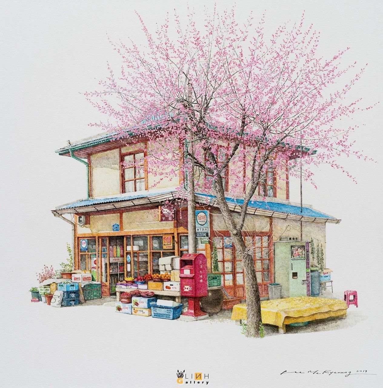 NỔI TIẾNG NHỜ DÀNH CẢ THANH XUÂN ĐỂ VẼ… TIỆM TẠP HÓA