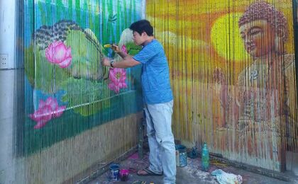 ĐỘC ĐÁO CÙNG TRANH TRÚC
